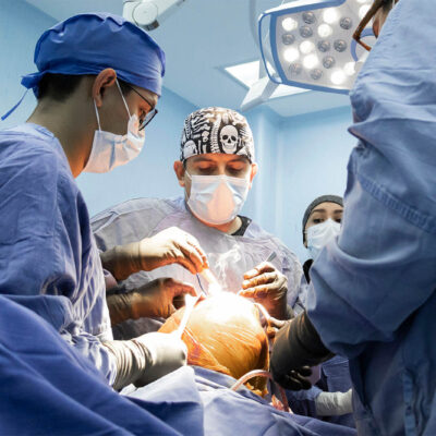 Knee joint replacement surgery